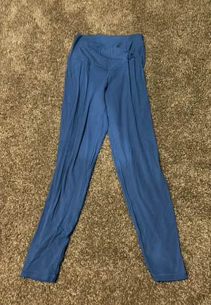 Blue Crossover Leggings Size Small thumbnail 1