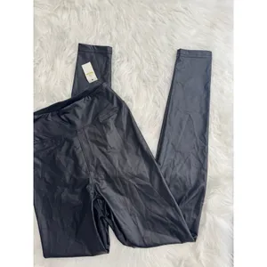 Offline by Aerie Faux Leather High Waisted Leggings Black Size Small thumbnail 3