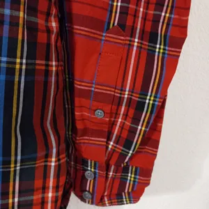 J.Crew Classic 10/M Blackwatch and Stewart Plais Long Sleeved Button Front Top thumbnail 4