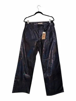NWT Levi's Superlow Loose Jeans In Luminous Night Shiny SZ-30 thumbnail 7