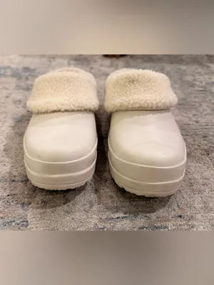 Hunter Cozy Cream Faux Shearling Slip-On Clogs thumbnail 3