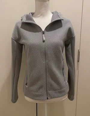 North face grey zip up hoodie XS #110 NWOT thumbnail 1