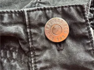 BDG urban outfitters black wide leg cargo jeans sz 6 thumbnail 3