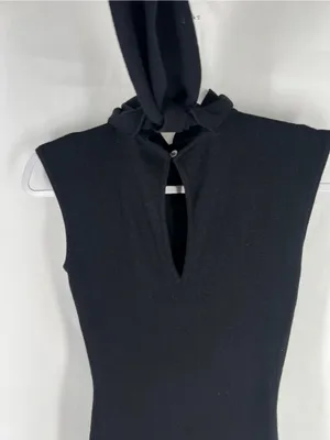 The Wrights Black Silk Cashmere Sleeveless Mock Neck Top Size S thumbnail 9