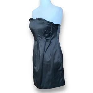 Gestuz Women's Dress Pleated‎ Corset Strapless Black Formal Mini Size 38 thumbnail 4