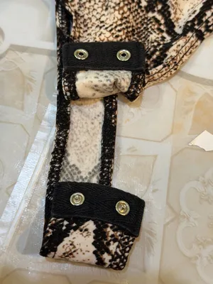 LELIS COLLECTION Snakeskin Print Long Sleeve Bodysuit thumbnail 6