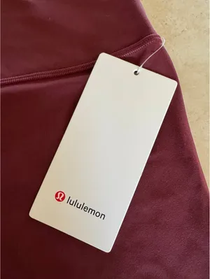 Lululemon Align High Rise 25” Red Merlot Size 14 NWT thumbnail 4