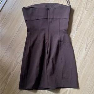 bec + bridge Chocolate Strapless Dress thumbnail 3