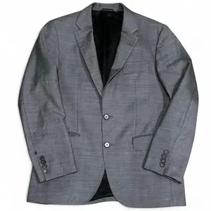 Mens Hugo Boss Gray Two Button Sport Coat Blazer Made In Slovenia thumbnail 1