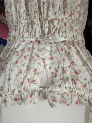 Storia Blush Floral Smocked Maxi Dress thumbnail 5