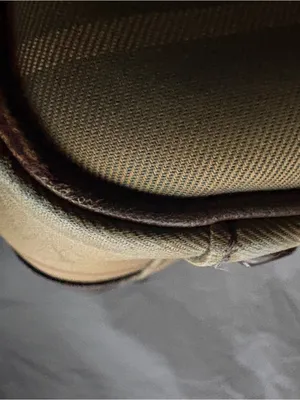 Burberry Beige and Brown Check Canvas‎ Tote with Leather Trim thumbnail 5