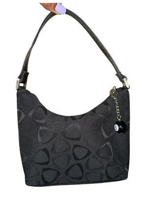 Liz Claiborne Black Patterned Mini Bag thumbnail 1