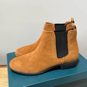 Aerosoles Chelsea flat genuine leather Carmel boots‎ Size 7 thumbnail 3