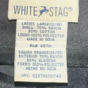 White Stag‎ Vintage Patchwork Embroidered Vest Boho Cottagecore Large thumbnail 3