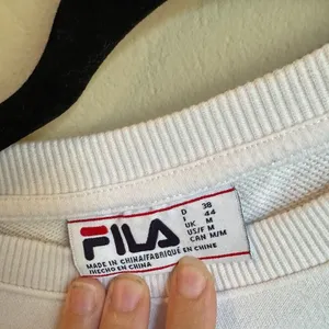 Varsity FILA Tennis White Line Heavy Weight Crewneck Sweatshirt thumbnail 3