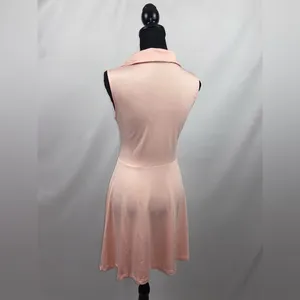 ress Tennis/Golf Sleeveless Dress V-Neck With Shorts Medium Light Pink thumbnail 8