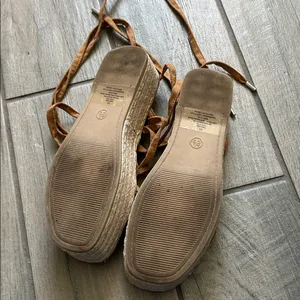Universal Thread Tan Espadrille Sandals thumbnail 8