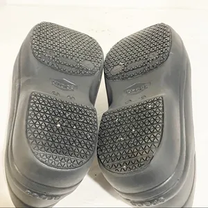 Crocs Womens Size 7 Black Dual Comfort Neria‎ Pro II Work Slip on Clog Rubber thumbnail 6