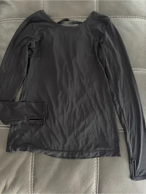 Splits59 Black Long-Sleeve Performance Top thumbnail 1