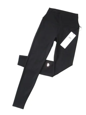 NWT ALO Softsculpt High-Waist 7/8 Legging in Black Stretch Leggings S thumbnail 1