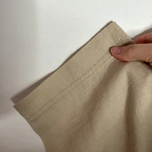 J. Crew Wide-leg seaside textured drawstring pant in linen beige hue size M tall thumbnail 9