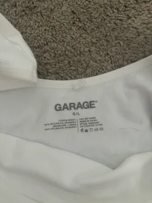 Garage White Tank Top thumbnail 2