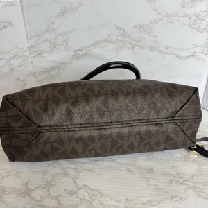 Michael Kors Aubrey Large Satchel Brown/Luggage women's bag shoulder purse‎ thumbnail 11