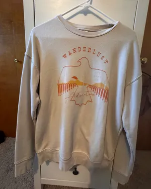 Bella Canvas tan crewneck thumbnail 1