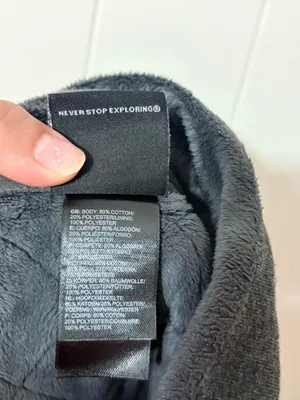 The North Face Caroluna Quilted Fleece Lined Coat Dark Gray XL thumbnail 11