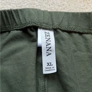 Zenana Outfitters Women's Olive Leggings thumbnail 4