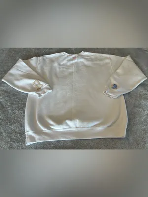 Women’s White Sweatshirt Patch Details of Winnie the Pooh Characters Size XL thumbnail 8