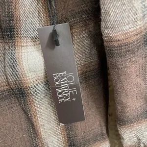 Baylor Brown Flannel Fall Winter Button Down Flannel Small NWT thumbnail 4