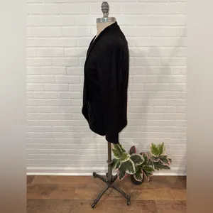 Blank NYC Domino Vegan Suede Draped Moto Style Jacket thumbnail 7