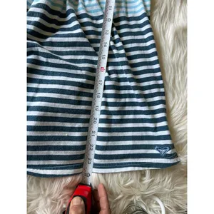 Roxy Striped Button Strap Tank Top Size Large thumbnail 5