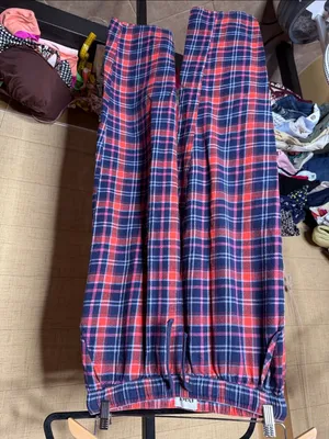 Pact Leighton Plaid Organic Cotton Flannel Pajama Set Size Small thumbnail 13