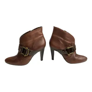 French Connection Leather Women's Brown Ankle Boots Size 40 9US thumbnail 8
