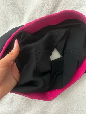 Black Nike Pros With Pink Band thumbnail 5