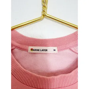 Marine Layer Cassidy Sweatshirt Mini Dress Size Medium Vintage Peach Preppy thumbnail 6