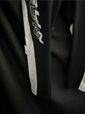 Under Armour Black and White Performance Compression Leggings MD thumbnail 6