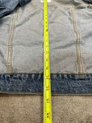 Old Navy Vintage-Inspired Light Blue Denim Jacket thumbnail 5
