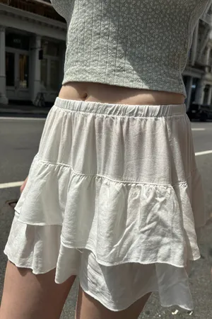 White Brandy Melville Skirt thumbnail 1