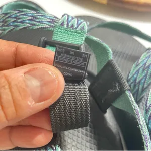 Chaco Adjustable Strappy Hiking Sandals Green/Black/Blue Women’s Size 11 thumbnail 9