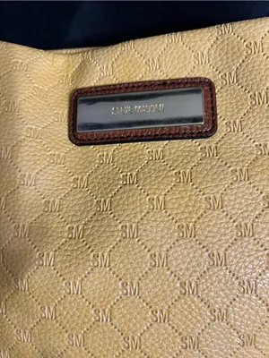 Steve Madden Crossbody Bag in Mustard Yellow & Brown thumbnail 6