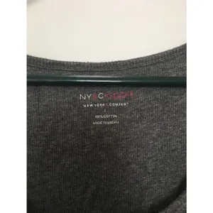 New York & Co Women's Gray Tank Top Scoop Neck Size Large thumbnail 4