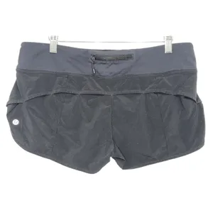 NEW Lululemon Speed Up Shorts Black High Waisted Athletic Running Shorts Size 10 thumbnail 7