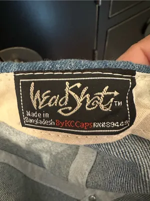 Kick It Into Cuervo Denim & Tan Baseball Cap Blue thumbnail 3