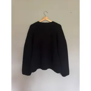 J. CREW Cinched Waist Black Sweater Jacket Size XL thumbnail 5