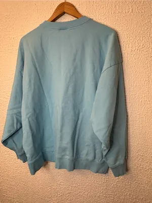 Year of Ours Sky Blue Relaxed Crewneck Sweatshirt thumbnail 2