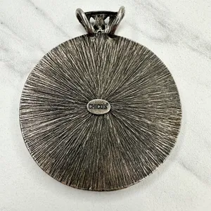 Chico's Vintage Illustrated Round Pendant ✨ thumbnail 9