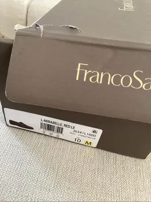 Franco Sarto L-Mirabelle Loafers/Moc Shoes, Bordo Red Leather, Size 10, NWT thumbnail 10